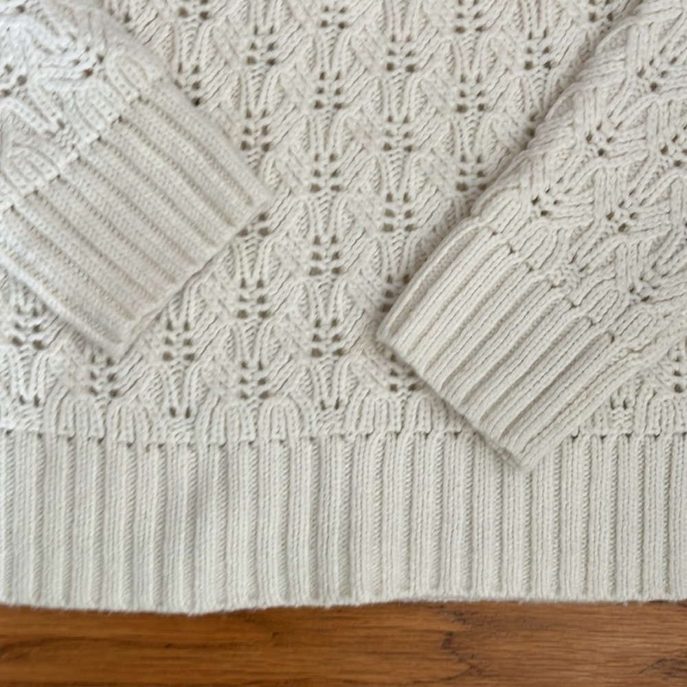 Madewell Stitch Mix Mock Neck Sweater - Picture 6 of 14